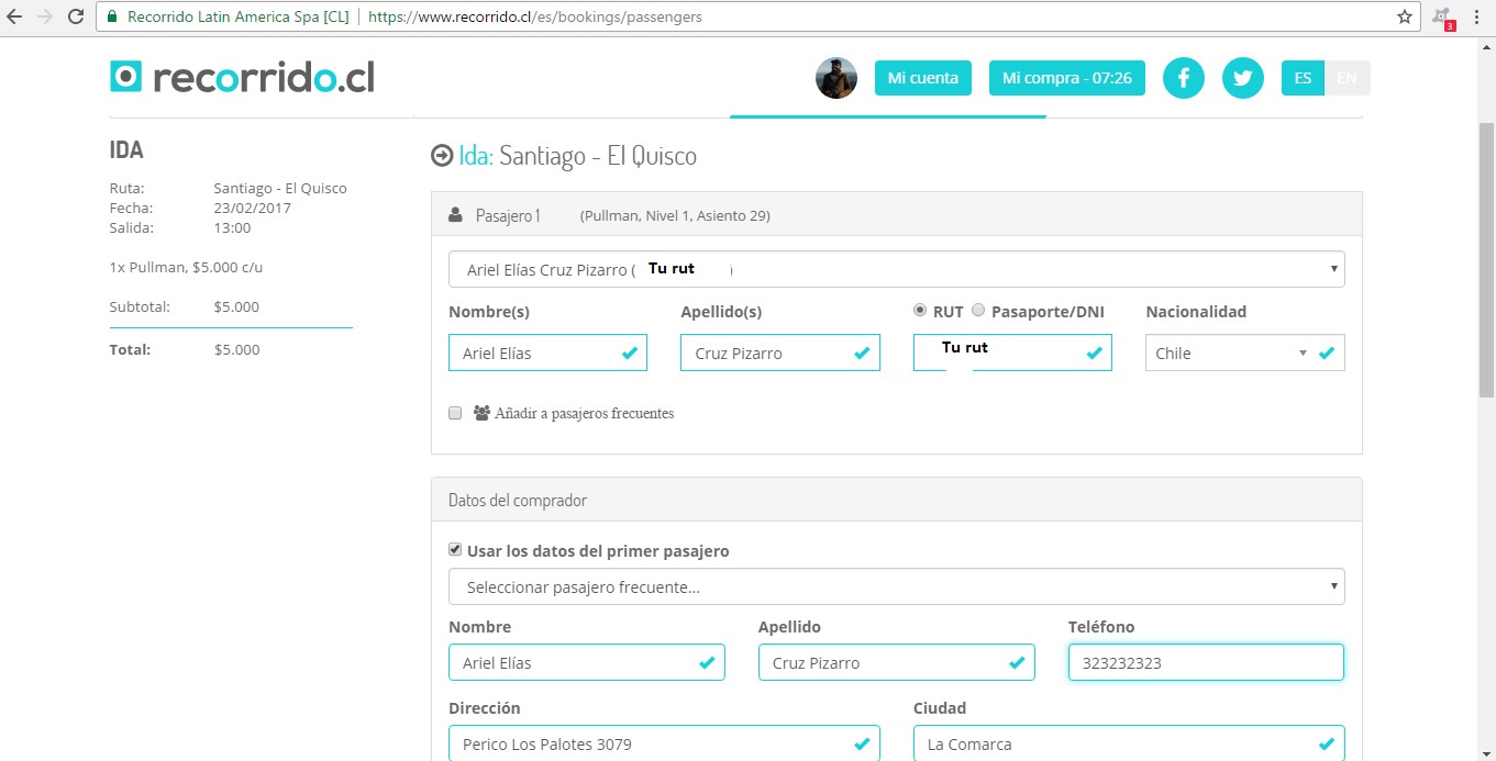 Pasajes baratos a El Quisco con Buses Andrade - Recorrido.cl - Blog