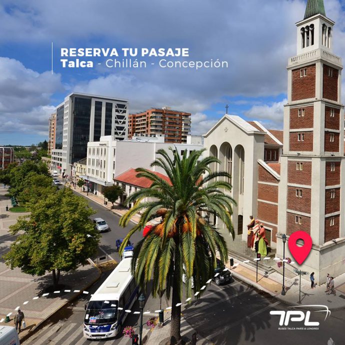 Nuevo servicio Talca - Chillán - Concepción de Talca París & Londres